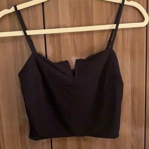 Brand new express v neck cropped top